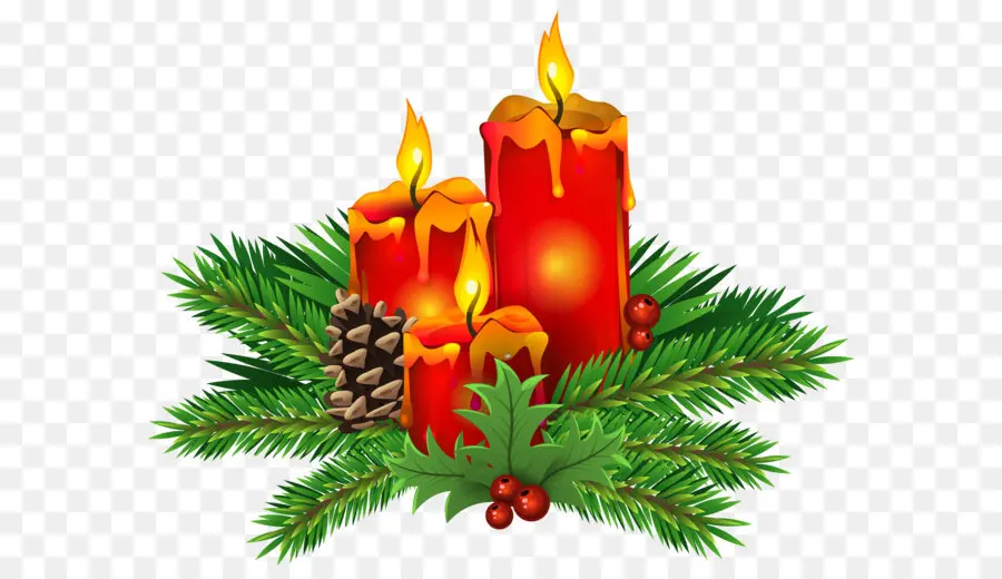 عيد الميلاد，شمعة PNG