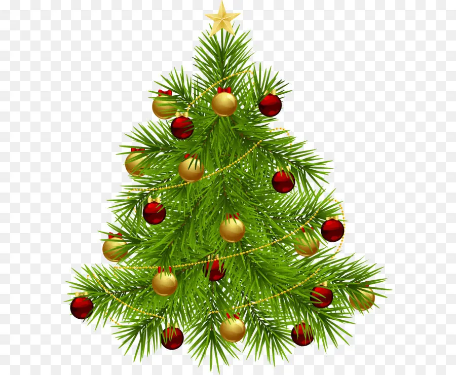 شجرة عيد الميلاد，زينة العيد PNG