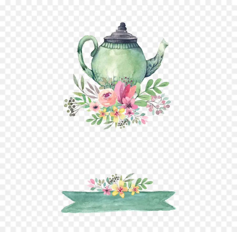 الشاي，الزفاف دعوة PNG