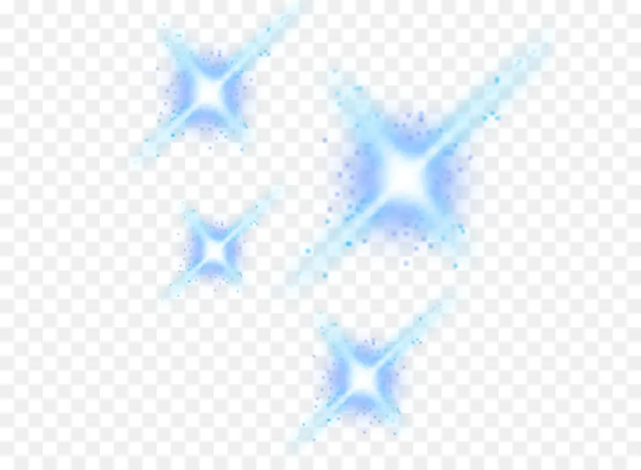 الأزرق，نجوم PNG