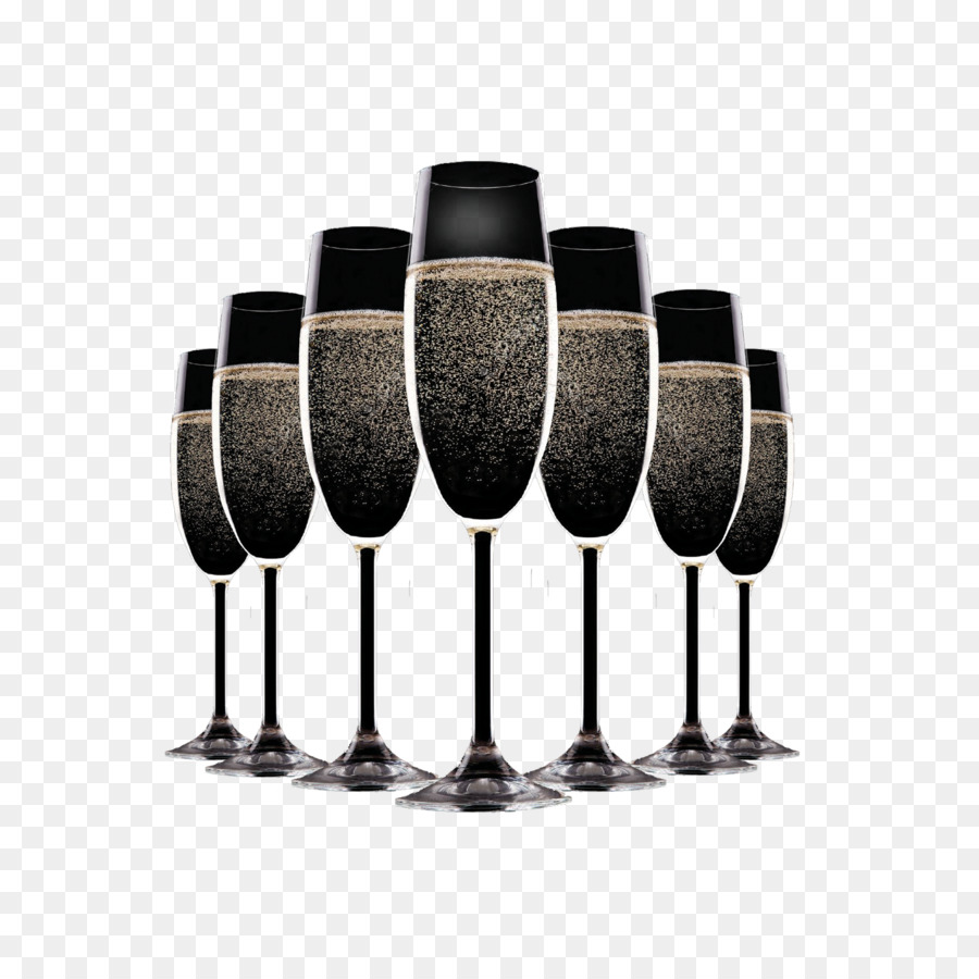 الشمبانيا，عشية السنة الجديدة PNG