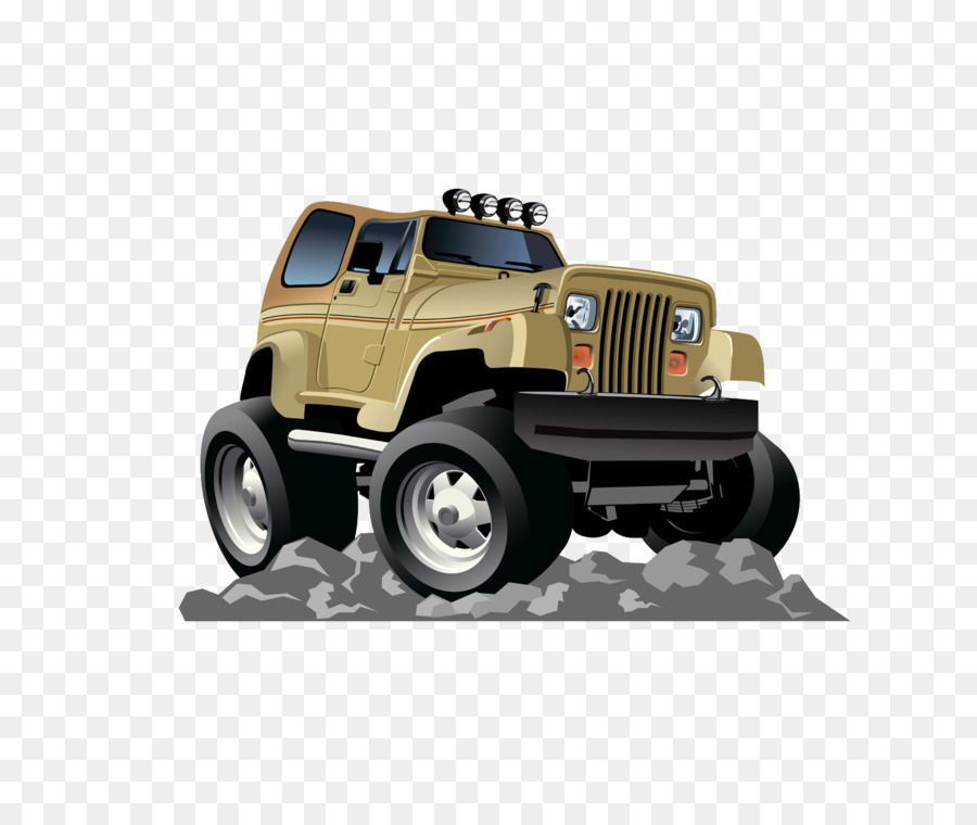 Baru Kartun Mobil Jeep