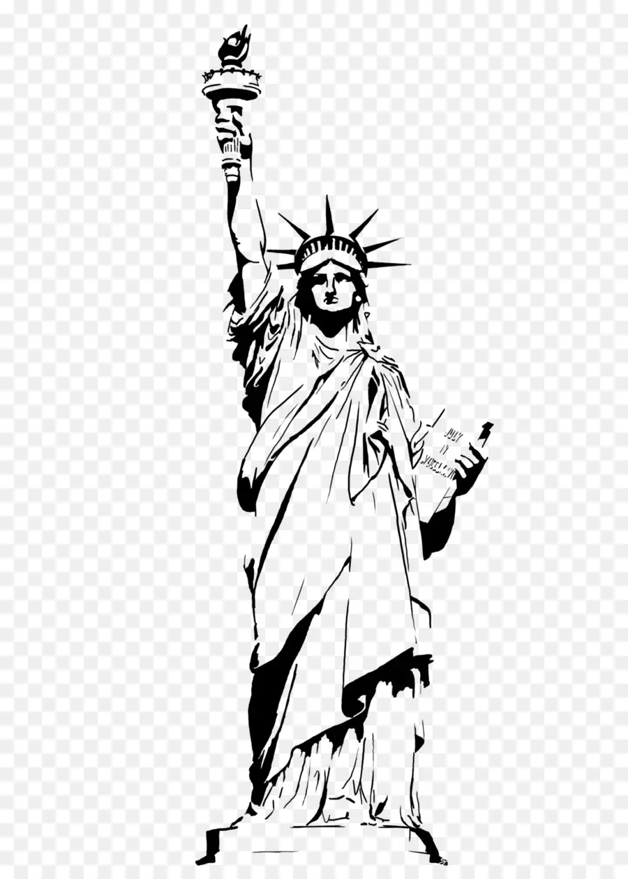 تمثال الحرية，الرسم PNG