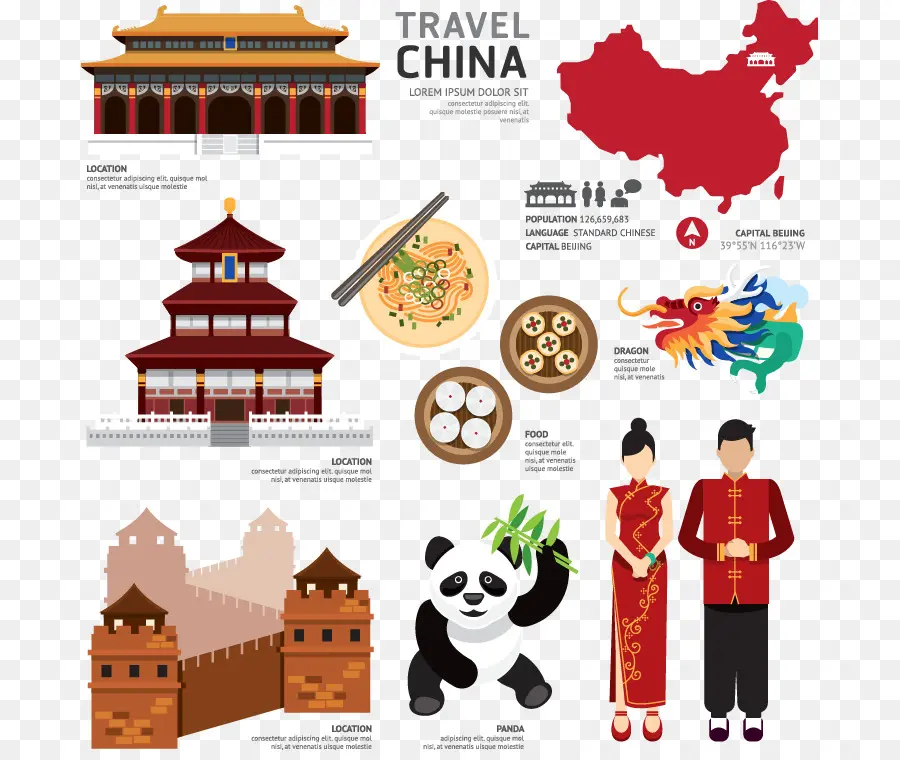 الصين，تصميم أيقونة PNG