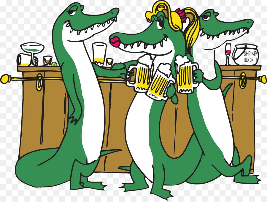 البيرة，التمساح PNG