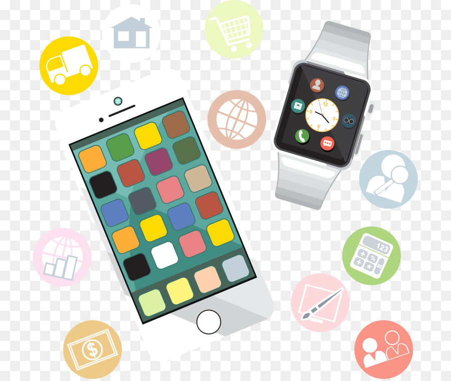 تطوير التطبيق المحمول，Smartwatch PNG