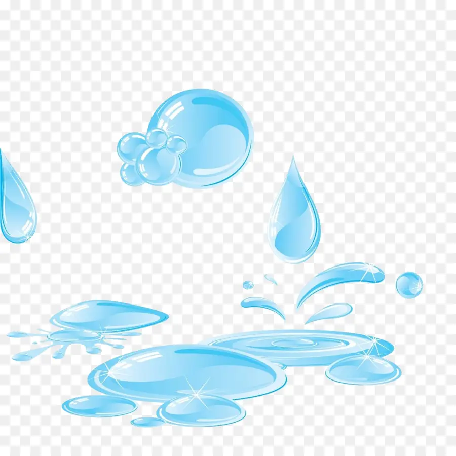 الماء，الرسم PNG