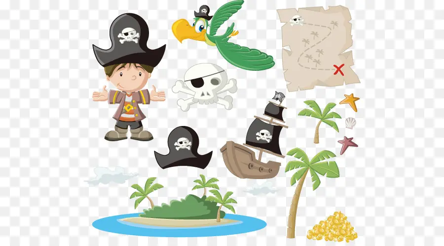القرصنة，الكرتون PNG