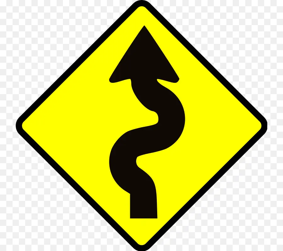 الطريق，علامة المرور PNG