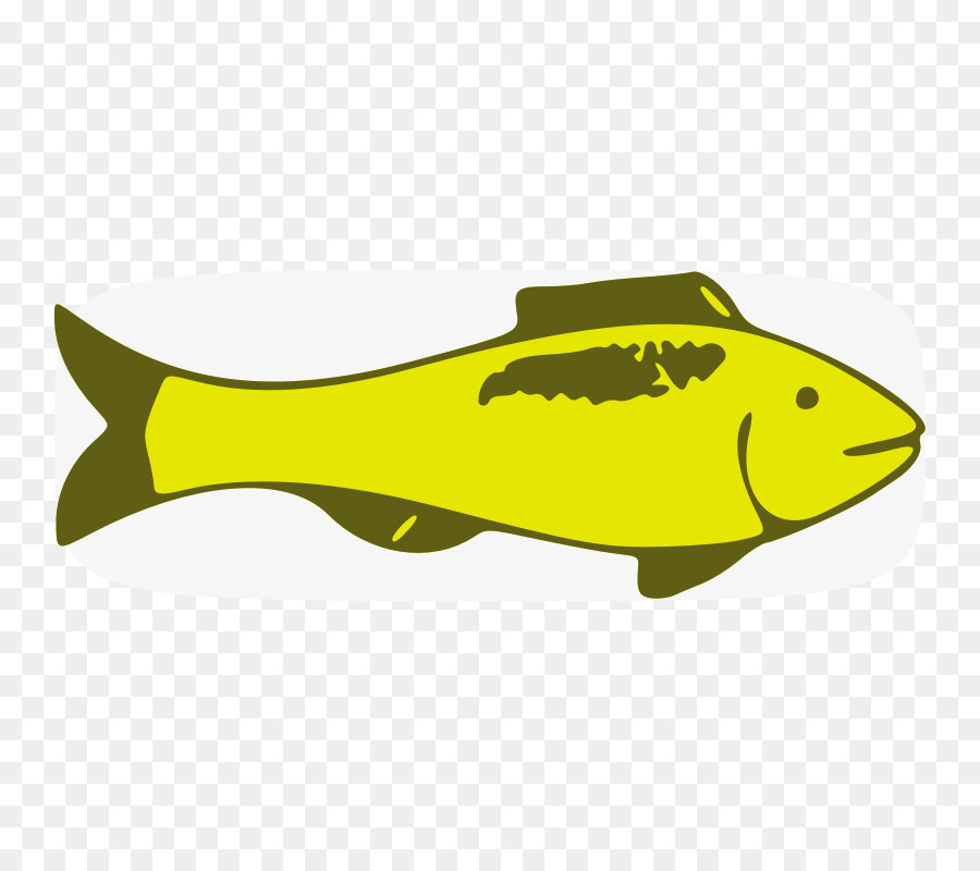 سمكة，أصفر PNG