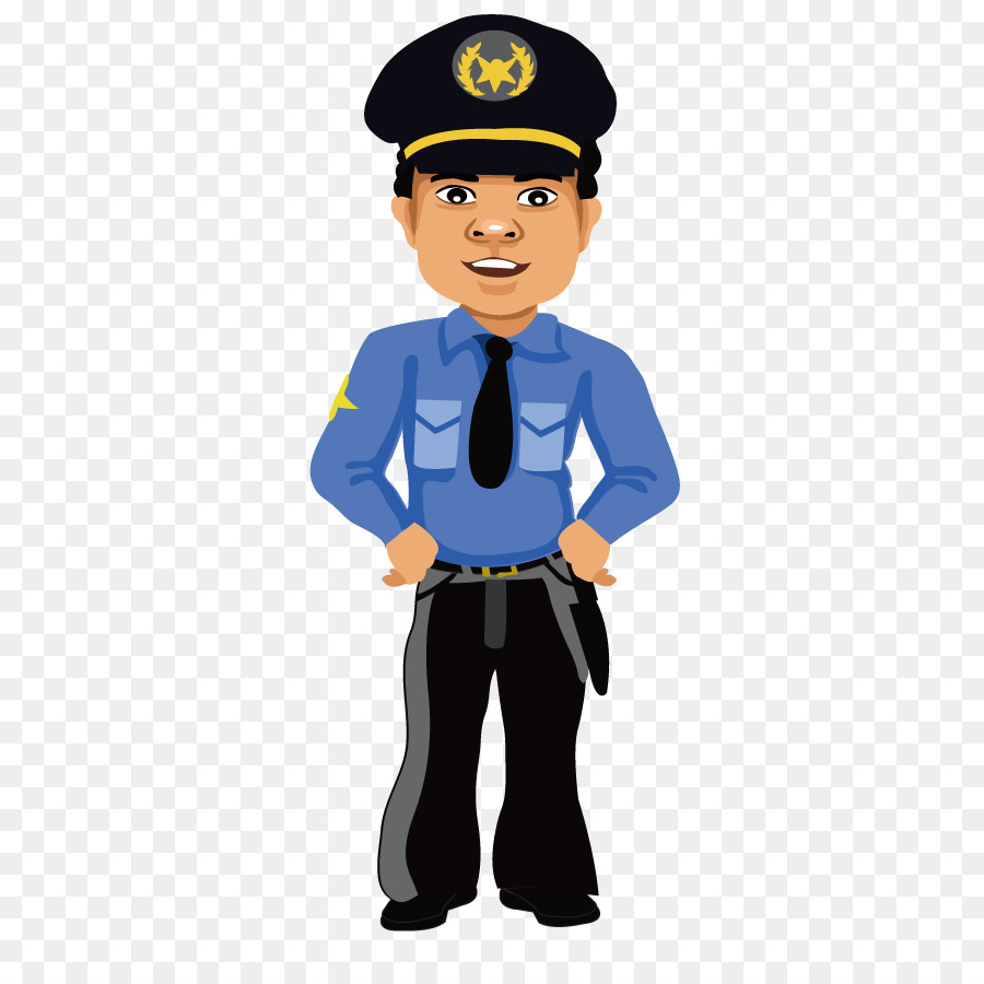 الكرتون ضابط شرطة الشرطة صورة بابوا نيو غينيا