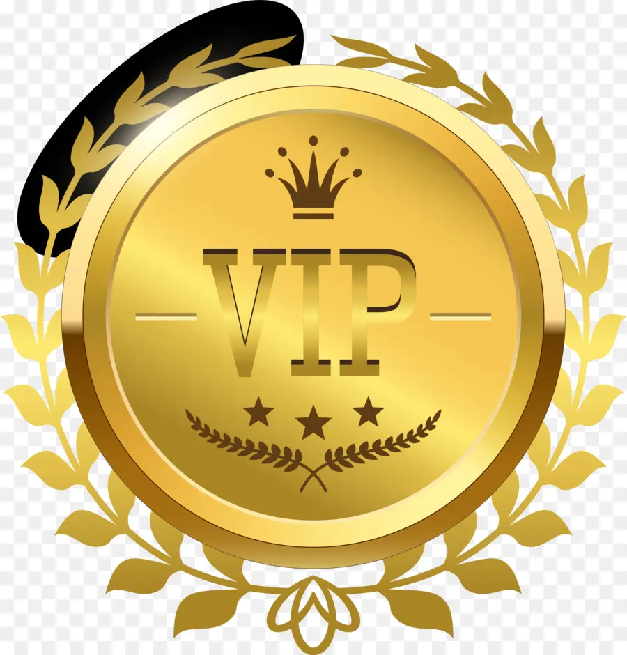 شارة Vip，ذهب PNG