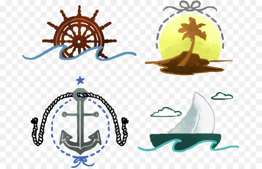 شعار，الرسم بالألوان المائية PNG