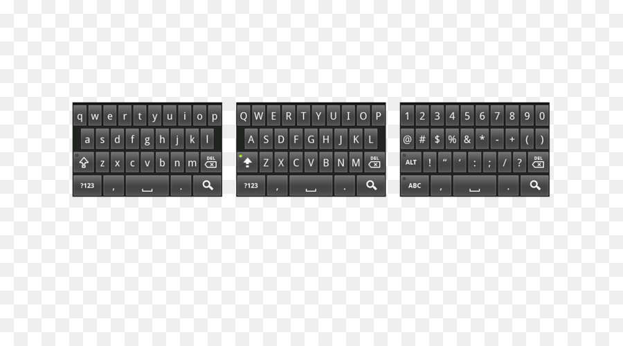 لوحة مفاتيح الكمبيوتر，طريقة الإدخال PNG