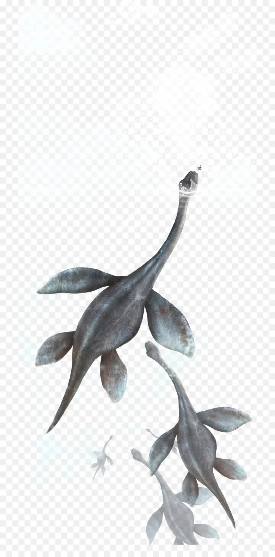 ديناصور，السباحة PNG