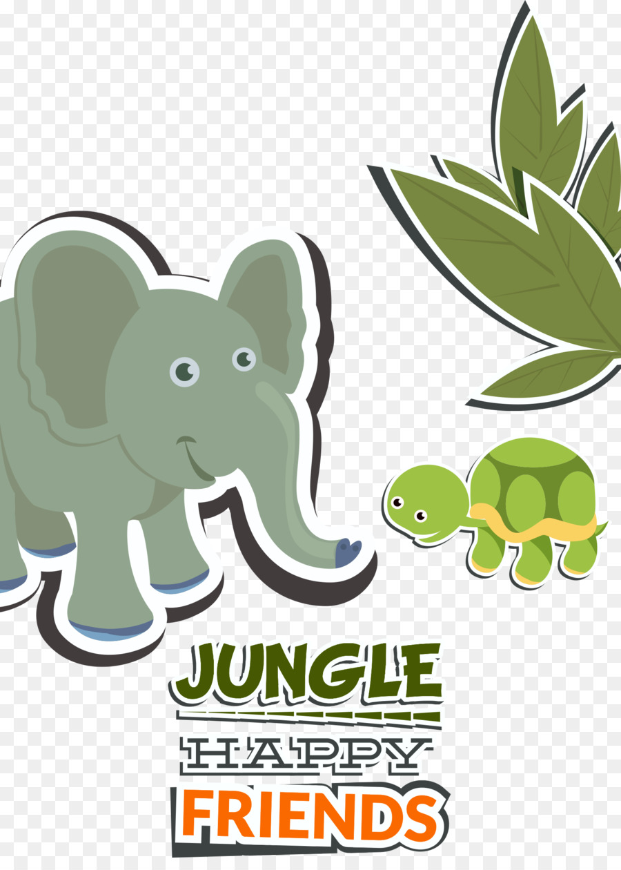 الفيل，السلاحف PNG