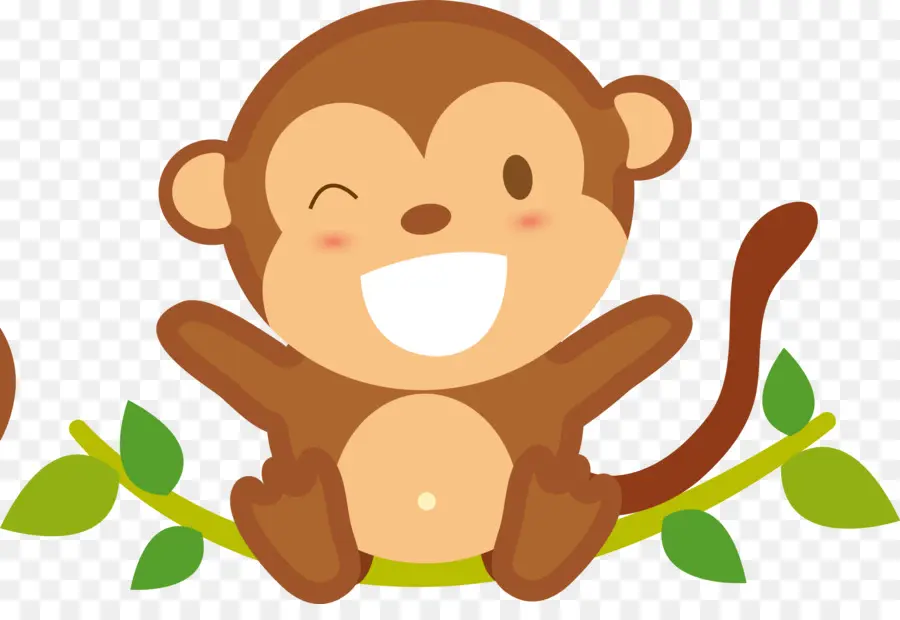 الكرتون，القرد PNG