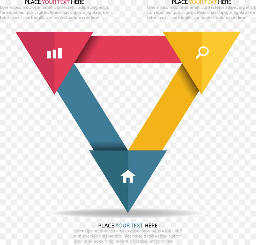 مثلث，Infographic PNG