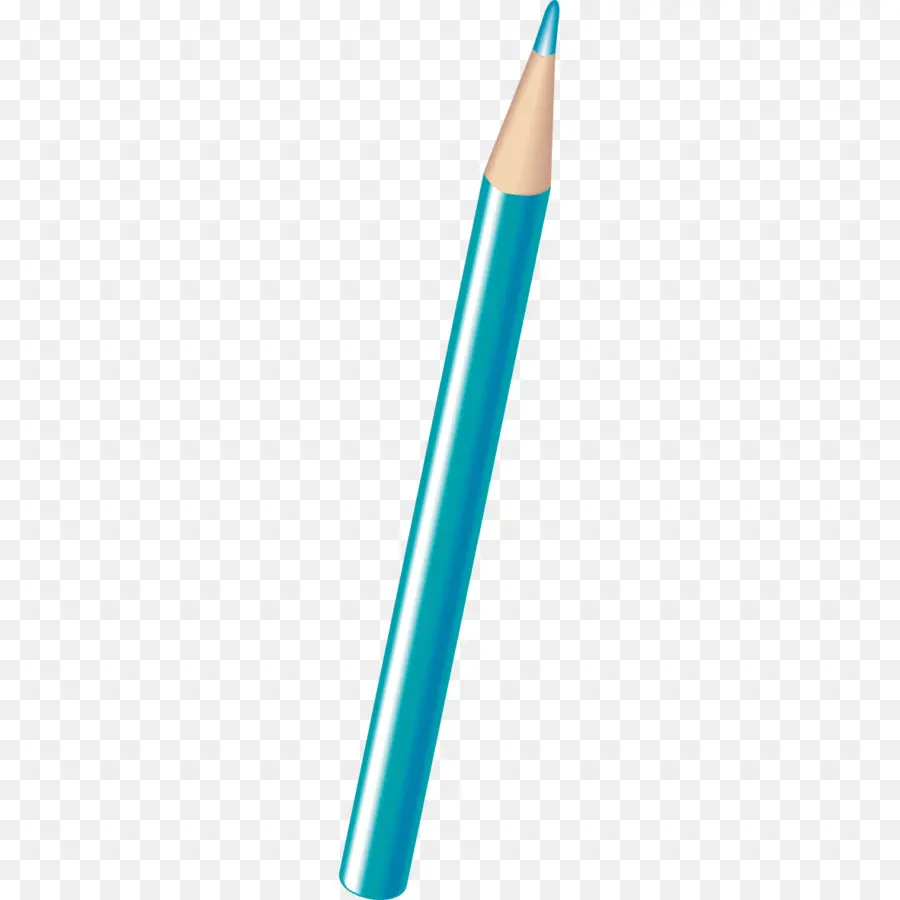 قلم رصاص，الأزرق PNG