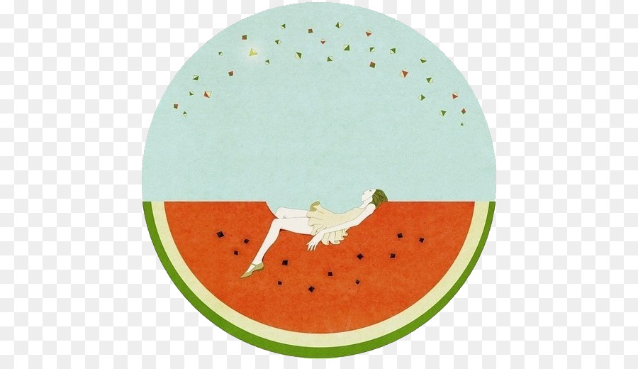 البطيخ，الرسم PNG
