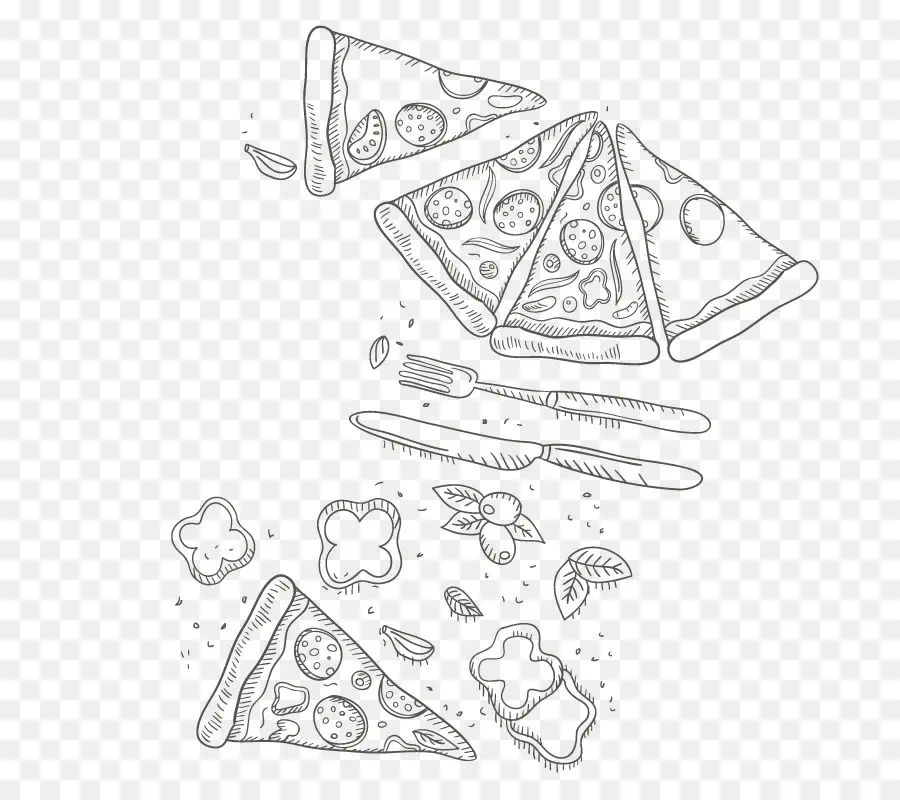 البيتزا，سكين PNG