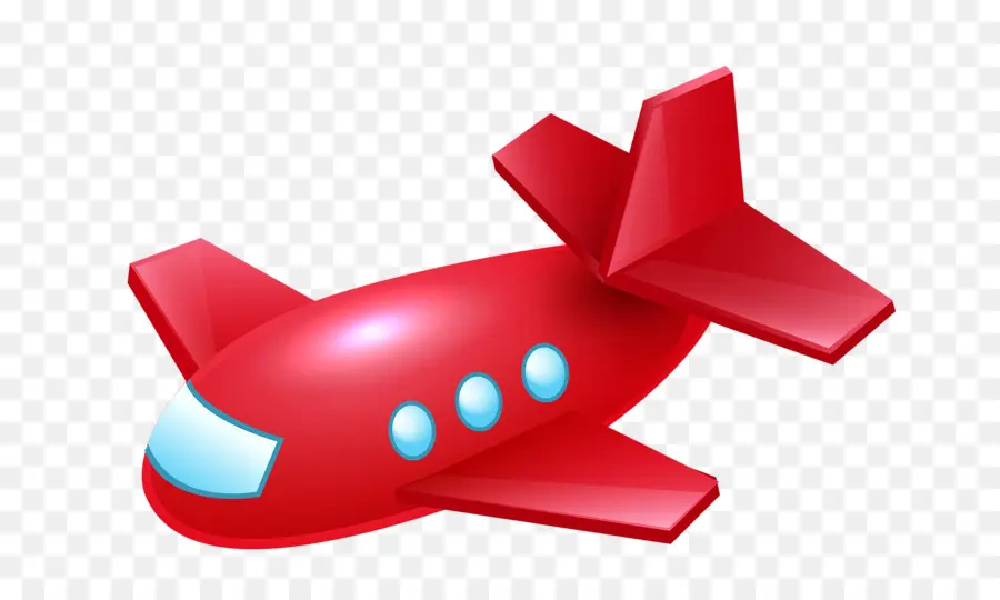 الطائرة，الأحمر PNG