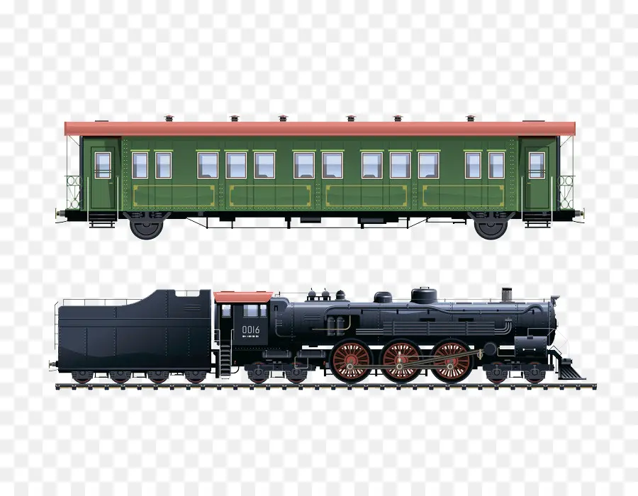 القطار，سيارة ركاب PNG