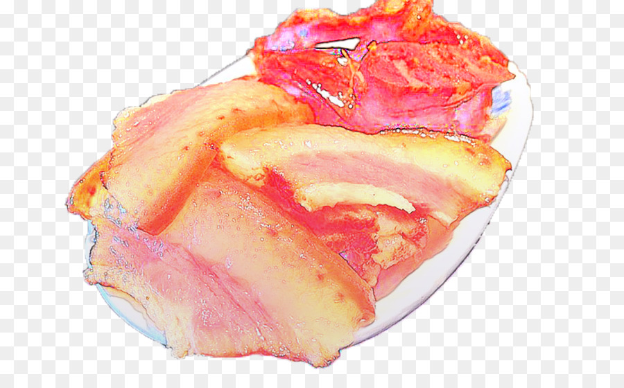 لحم الخنزير المقدد，الوجبات السريعة PNG