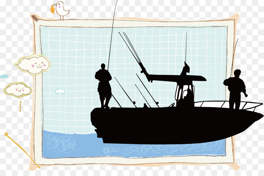 الصيد，سفينة صيد PNG