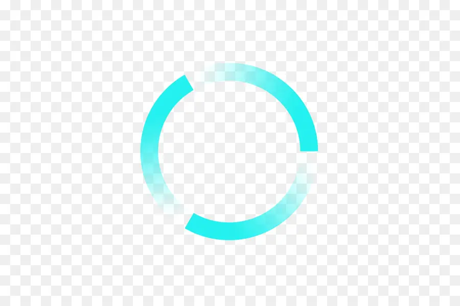 دائرة，أزرق PNG