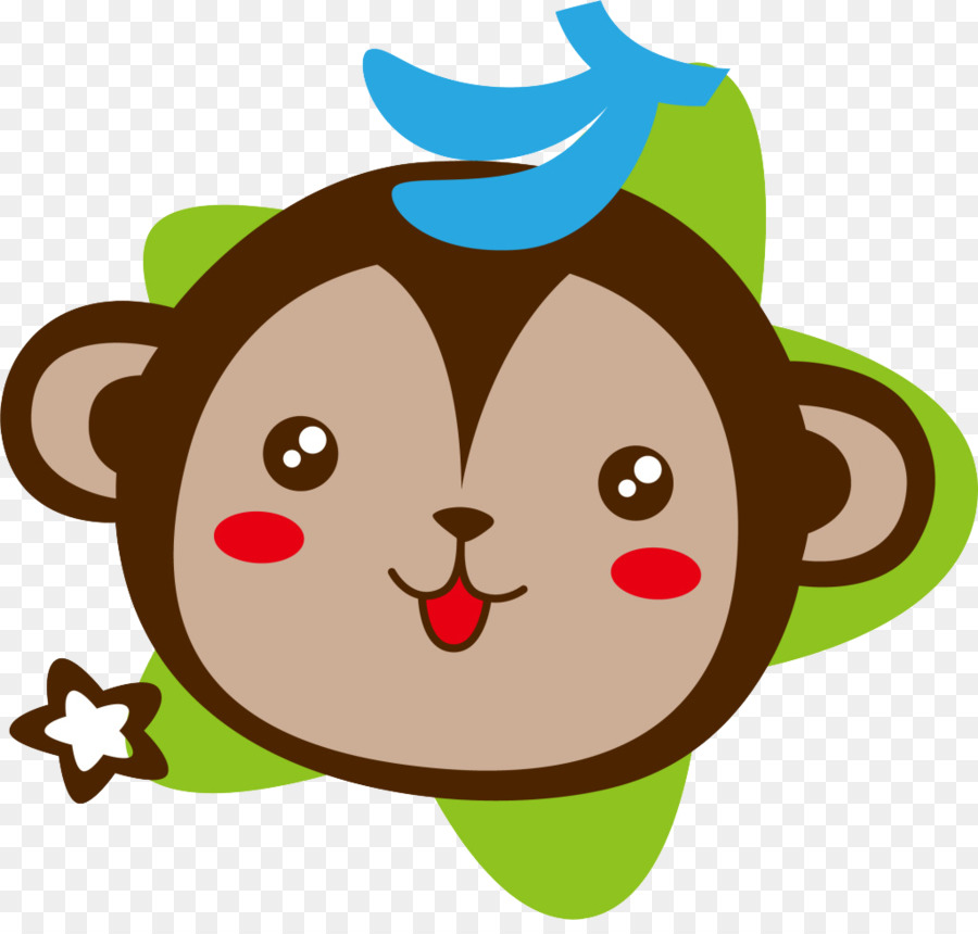 القرد，الوجه PNG