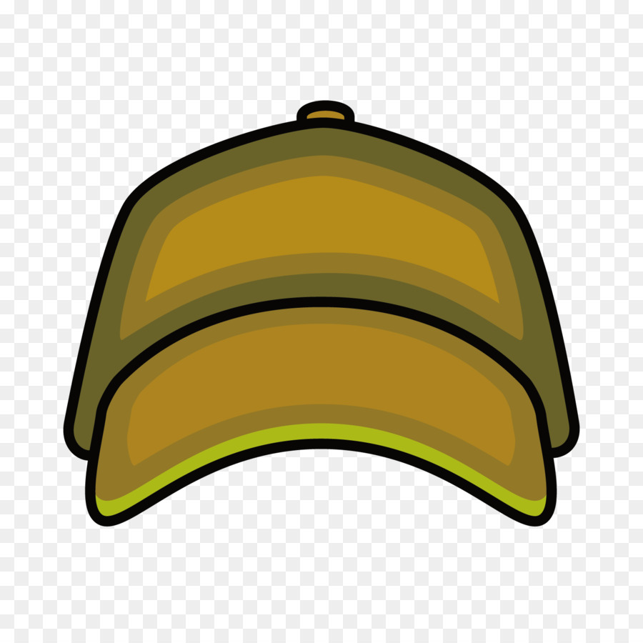 أصفر，قبعة PNG