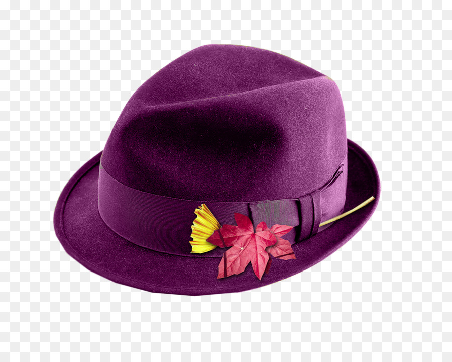قبعة，الأرجواني PNG