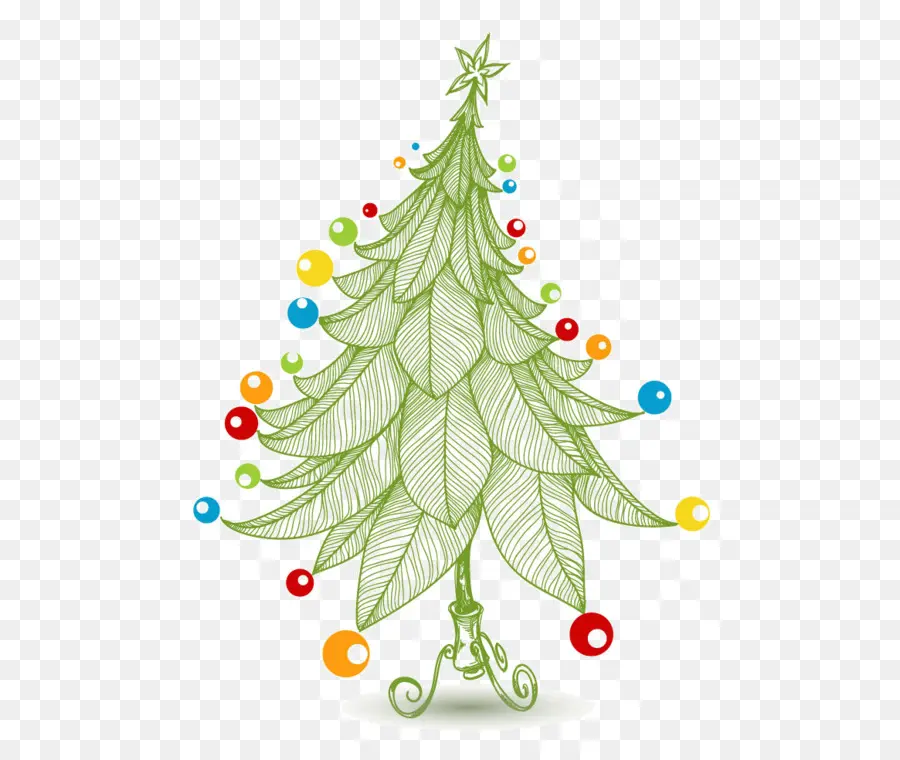 شجرة عيد الميلاد，شجرة السنة الجديدة PNG