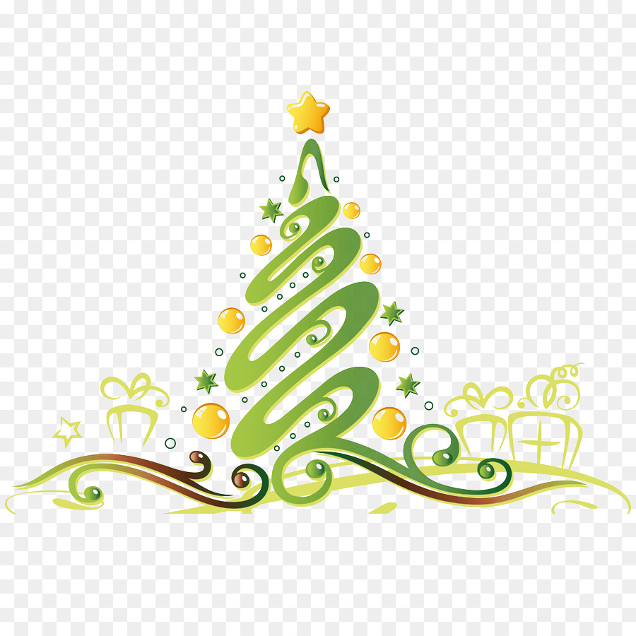 شجرة عيد الميلاد，هدية PNG