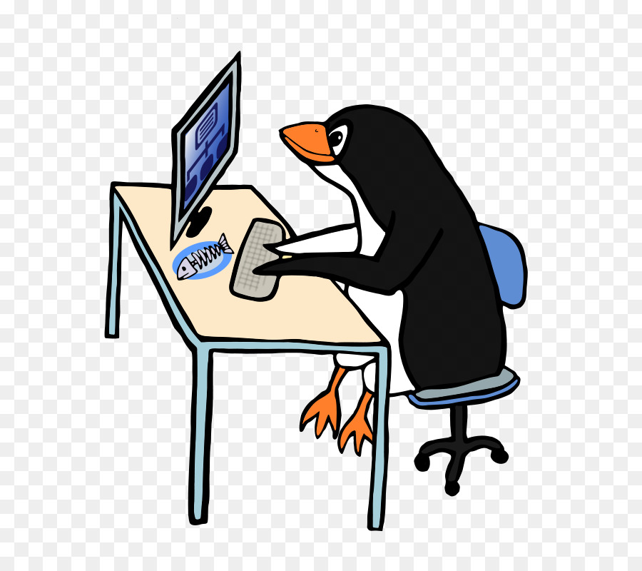 البطريق，الكمبيوتر PNG