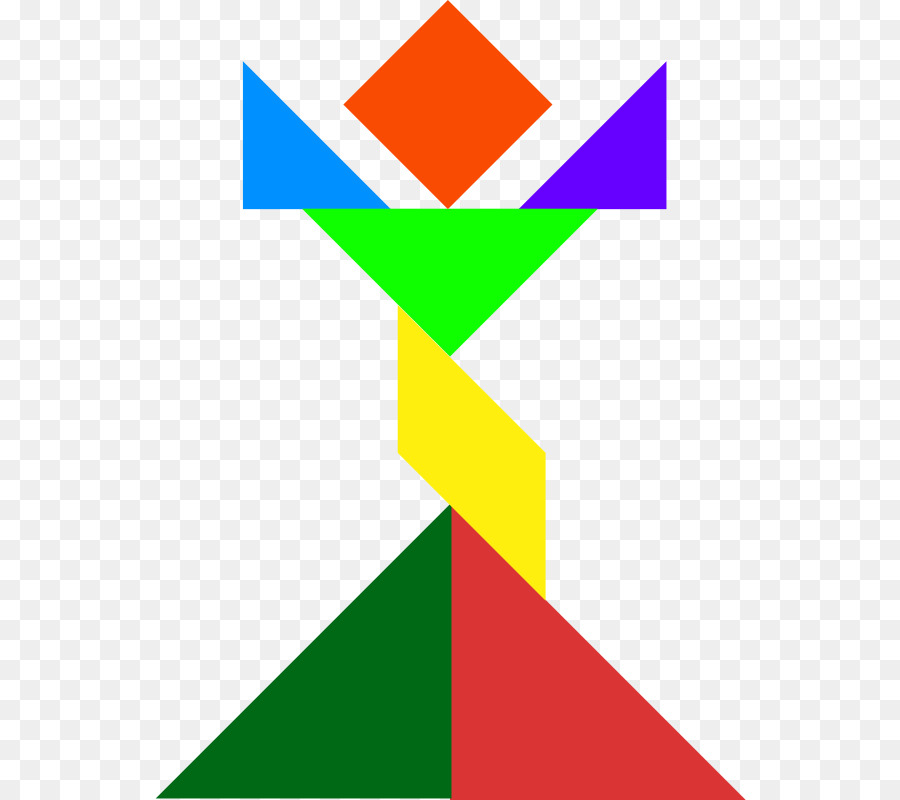 Tangram，لغز PNG