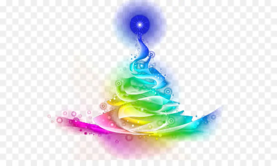 الضوء，شجرة عيد الميلاد PNG