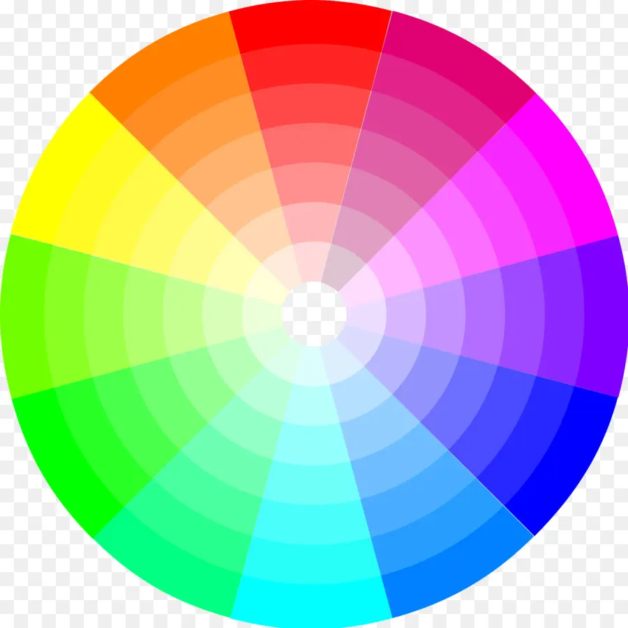 الألوان المكملة，عجلة الألوان PNG