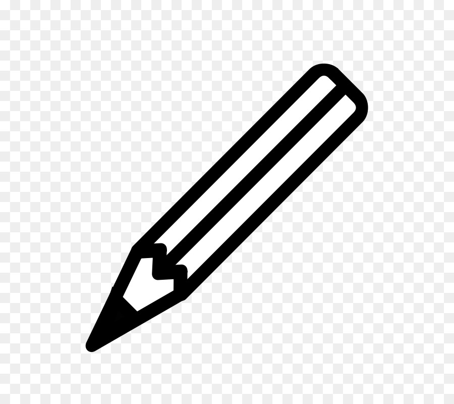 شكل قلم رصاص للتلوين