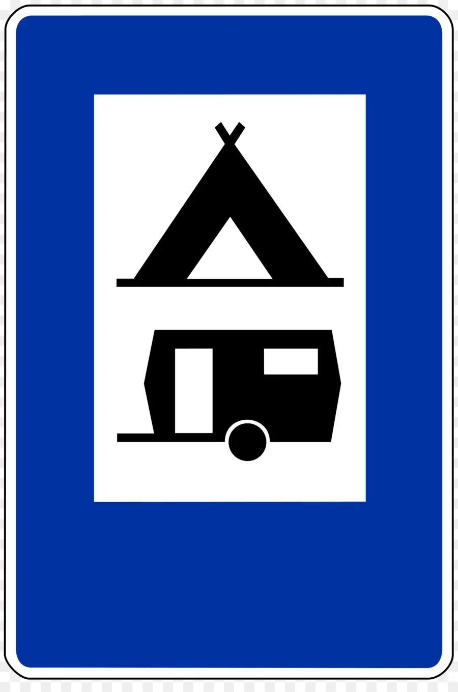 علامة المرور，التخييم PNG