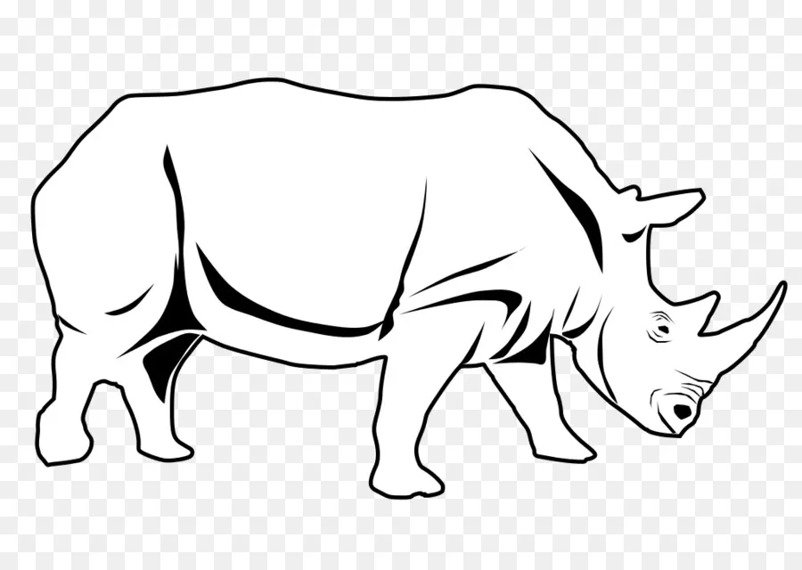 وحيد القرن，وحيد القرن الأبيض PNG