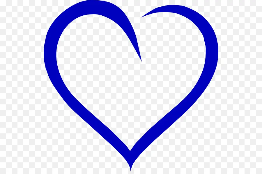 القلب，الأزرق PNG