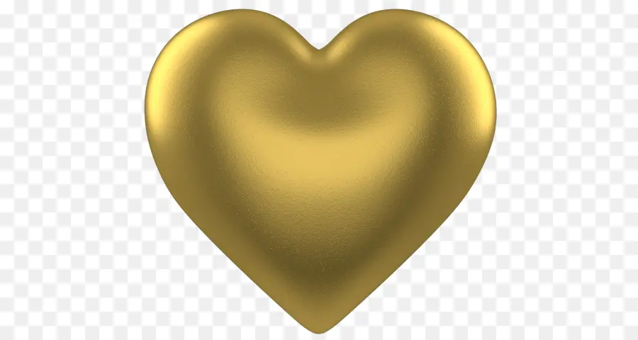 الذهب，القلب PNG