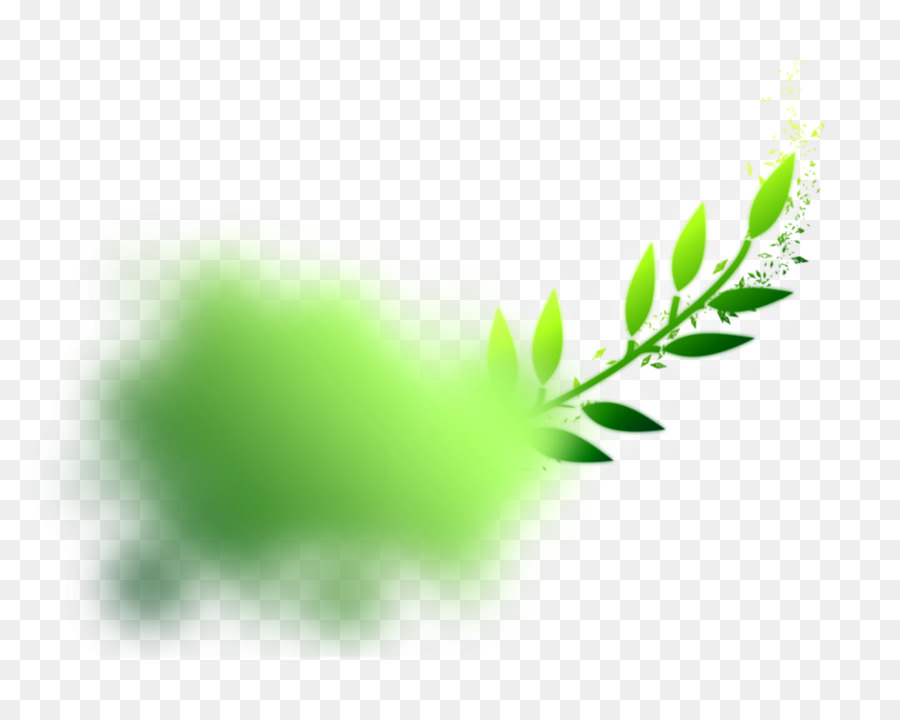 سحابة，الأخضر PNG
