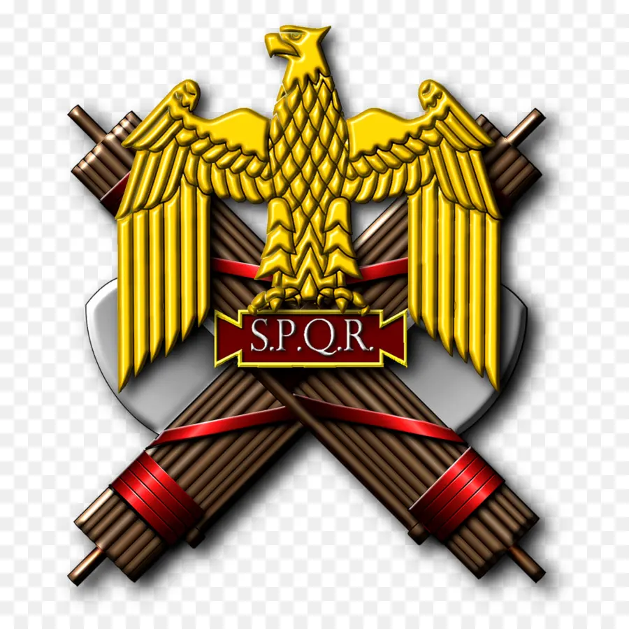 شعار Spqr الذهبي，رمز PNG