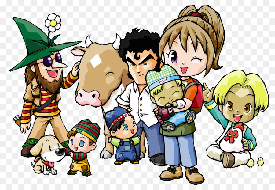 حصاد القمر آخر حياة رائعة，Harvest Moon A Wonderful Life PNG