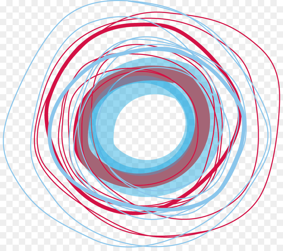 الدوامات الملونة，الدوائر PNG