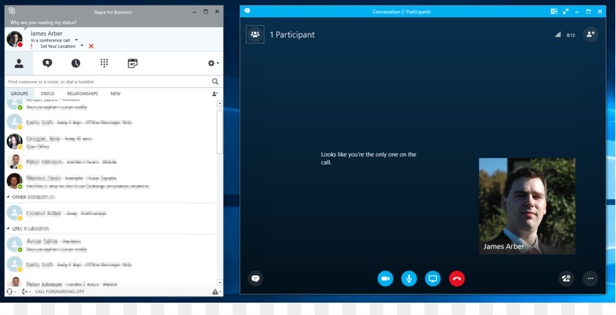 Skype For Business，برامج الكمبيوتر PNG