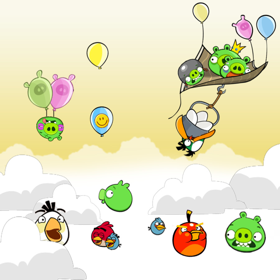 Angry Birds Trilogy，خلفية سطح المكتب PNG